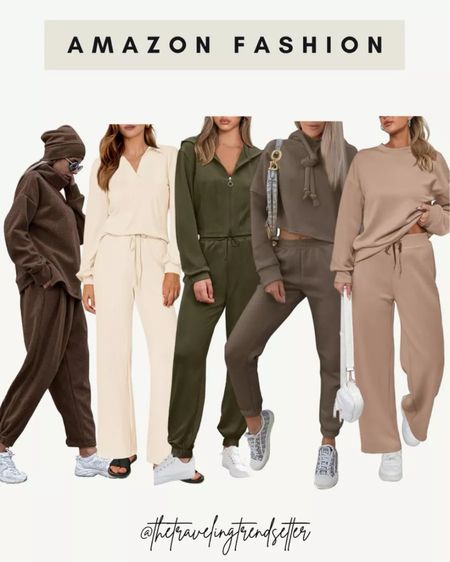 Amazon lounge sets for winter! These amazon fashion finds are perfect for a comfy casual outfit on the go. Great for running errands, a lunch date, coffee date, or just as loungewear around the house!
5/7

#LTKfindsunder50 #LTKSeasonal #LTKstyletip
