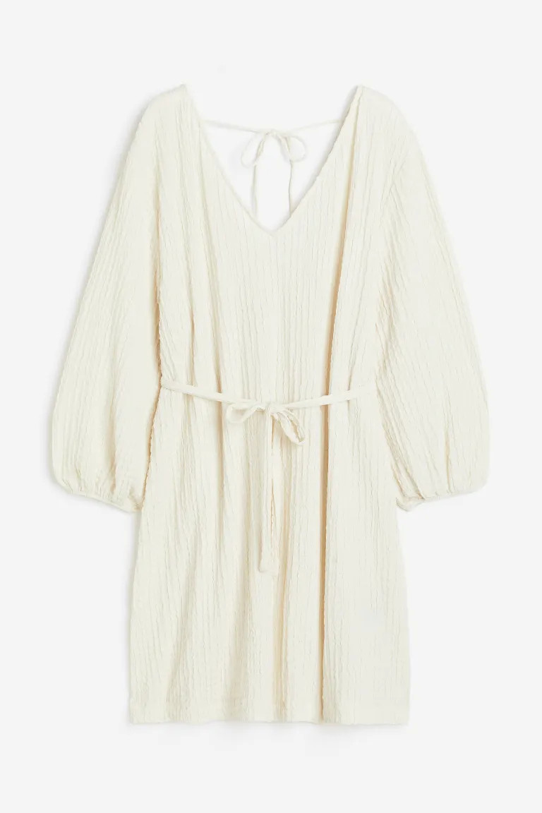 Jerseykleid mit Struktur | H&M (DE, AT, CH, NL, FI)