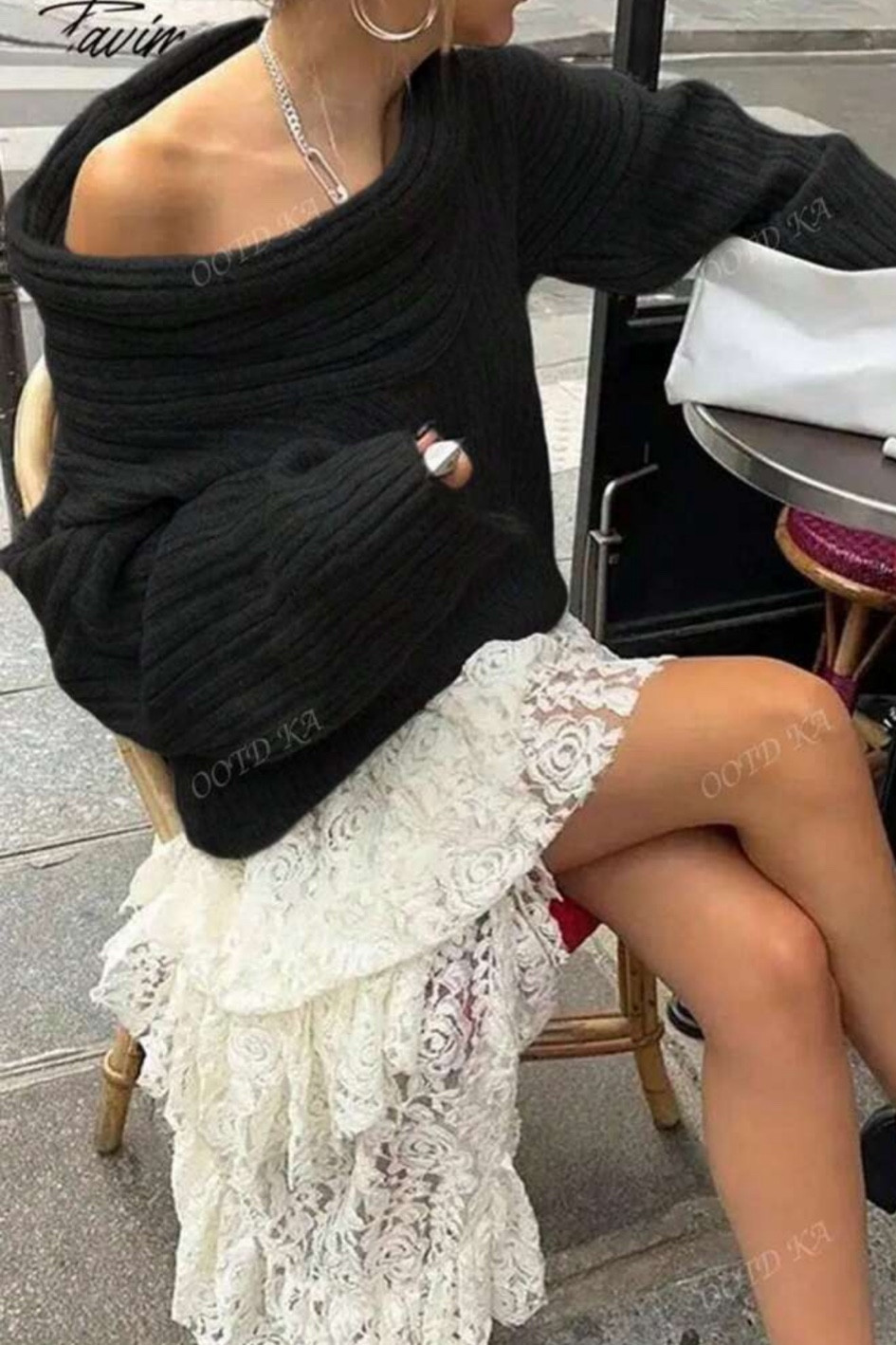 Black off the shoulder sweater 

#LTKwinter #LTKcanada