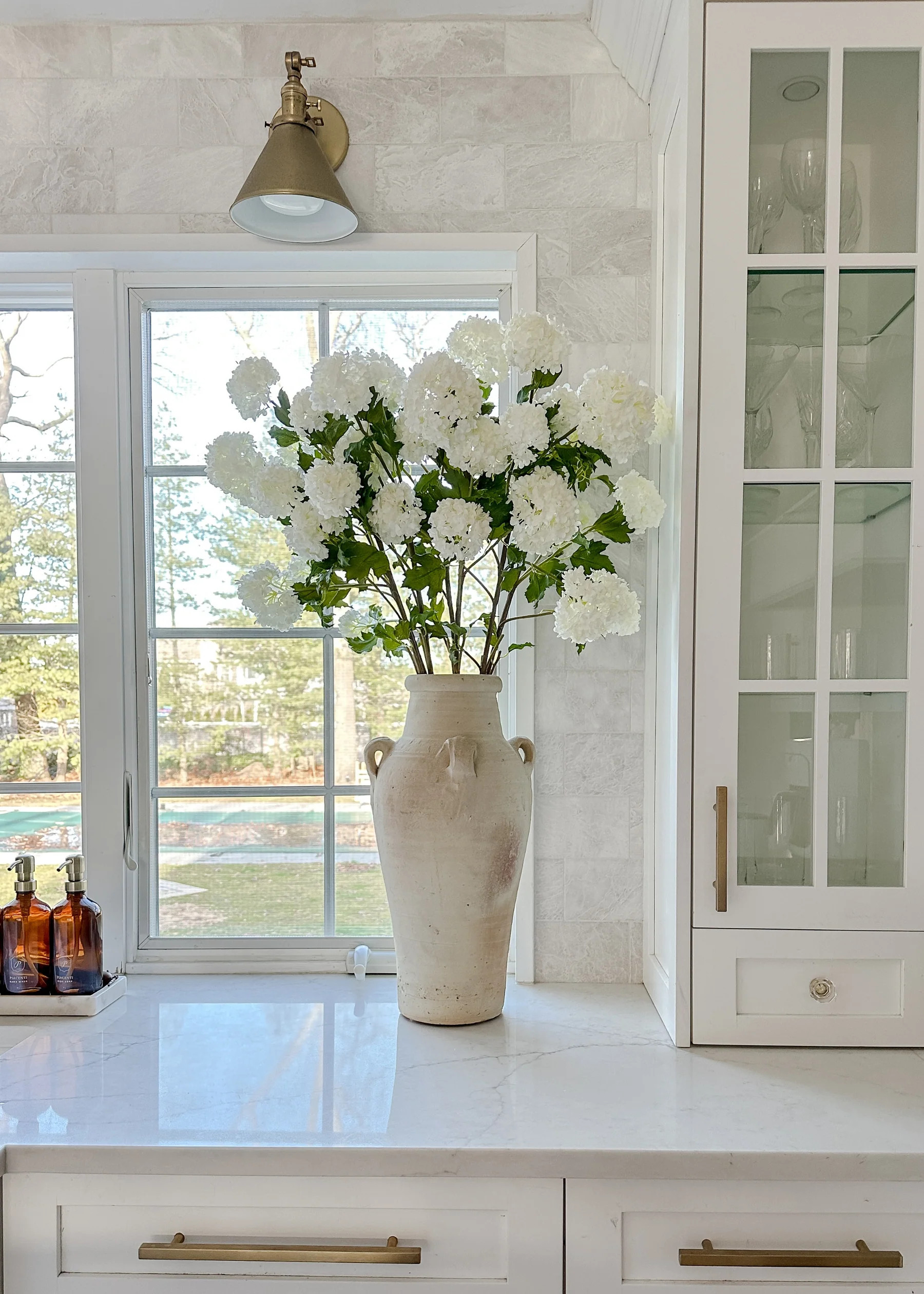 Snowball Flowers in White | Best Faux Botanicals at Afloral.com | Afloral