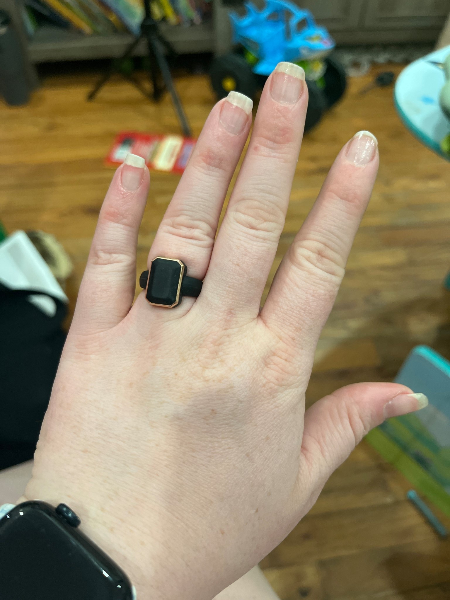 My silicone wedding ring! Obsessed and it’ll stretch if needed 🤰🏼 

#LTKWedding #LTKMidsize #LTKPlusSize