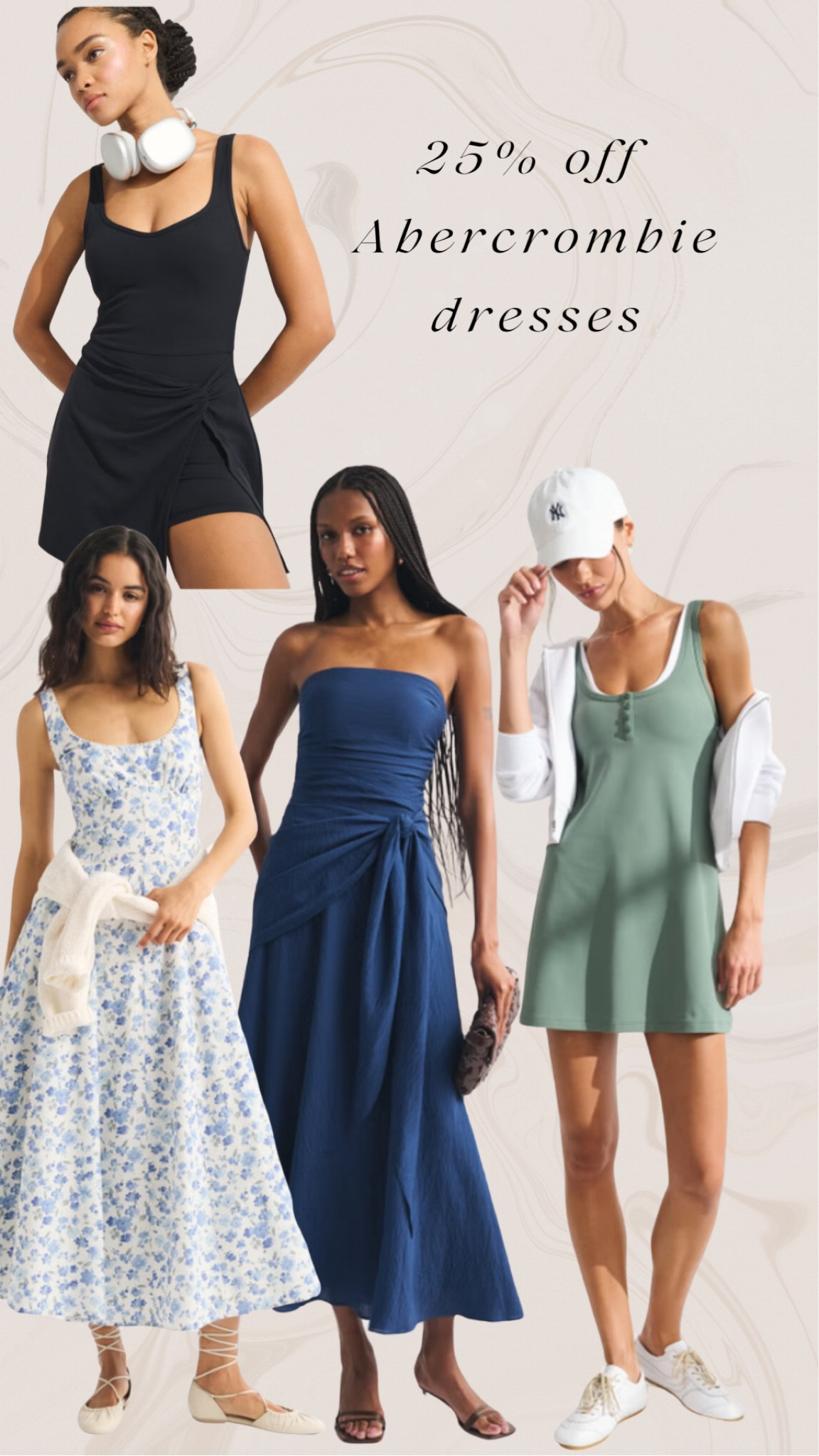 @abercrombie 25% off all dresses 

#LTKSaleAlert #LTKootd #LTKgrwm