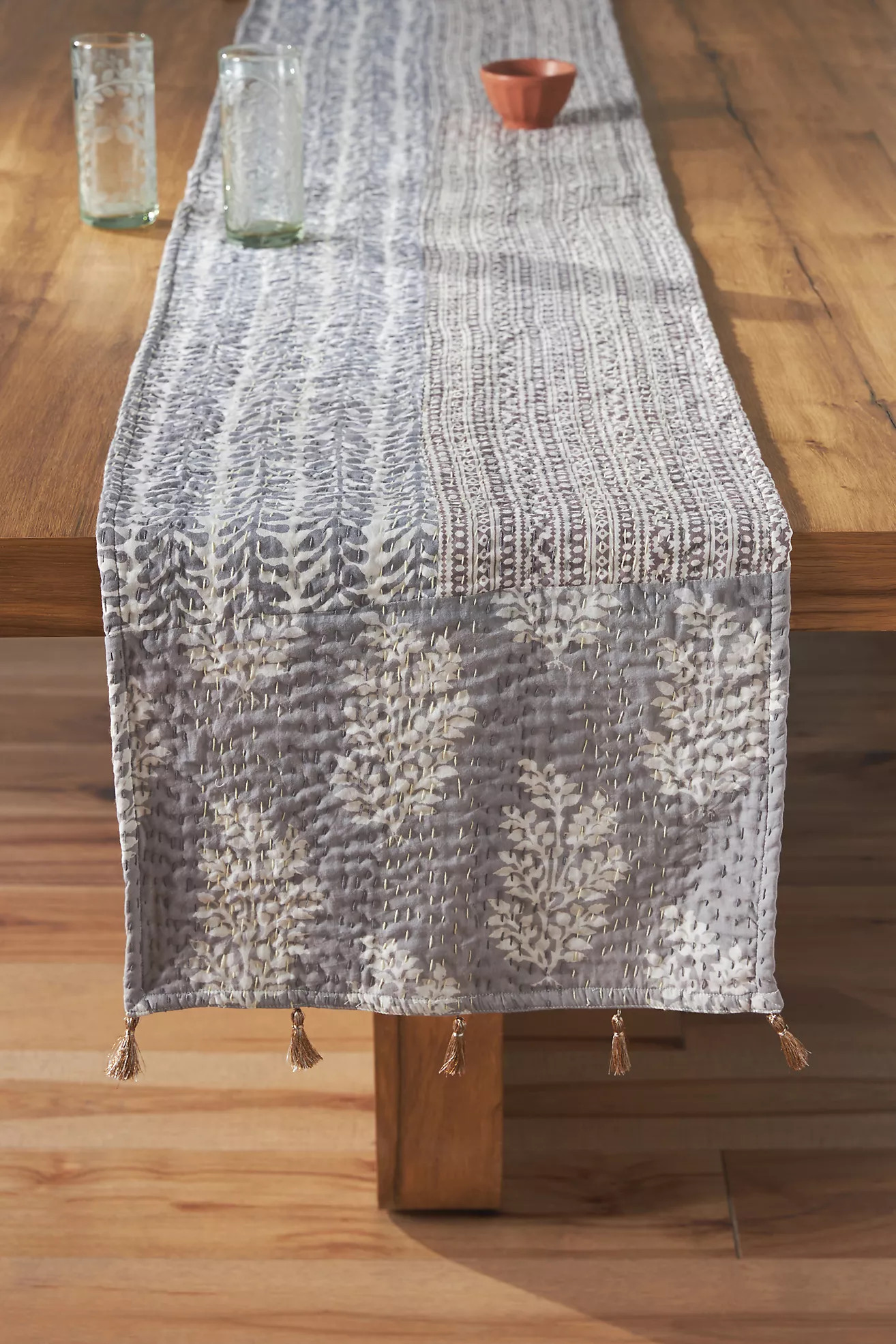 Heritage Kantha Table Runner | Anthropologie (US)