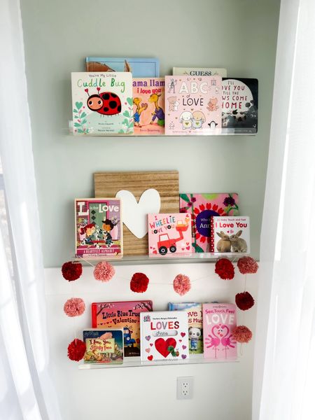 Valentine’s Day books // book shelfie // playroom books 

#LTKbaby #LTKkids #LTKSeasonal
