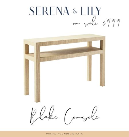 The Blake console table is on sale at Serena and Lilly! Just added this to our living room and it’s been a great finishing touch! #serenaandlilly #traditionalhome #homedecor

#LTKhome #LTKsalealert