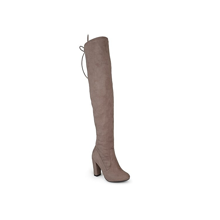 Journee Collection Maya OvertheKnee Boot | Women's | Taupe | Size 8.5 | Boots | DSW