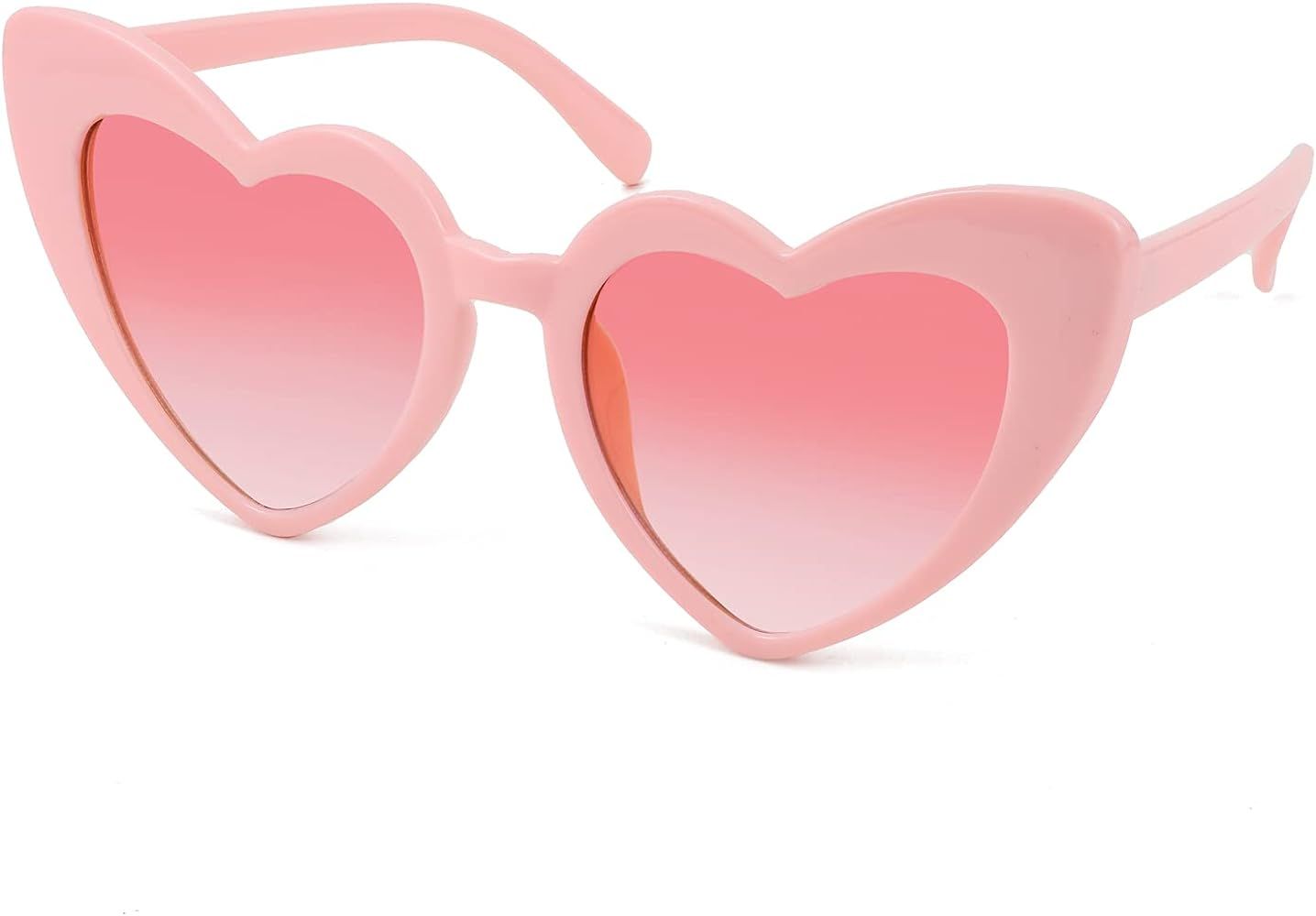 FEISEDY Vintage Heart Shaped Sunglasses Women Stylish Love Eyeglasses B2421-P1 | Amazon (US)