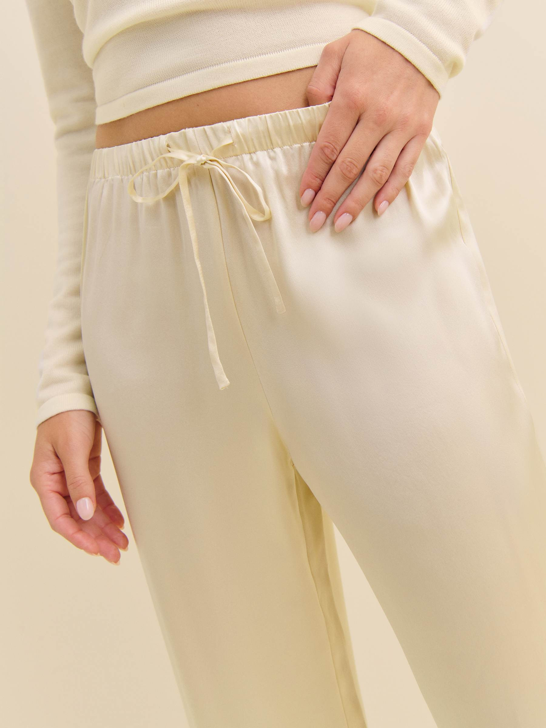 Olina Silk Pant | Reformation (Global)