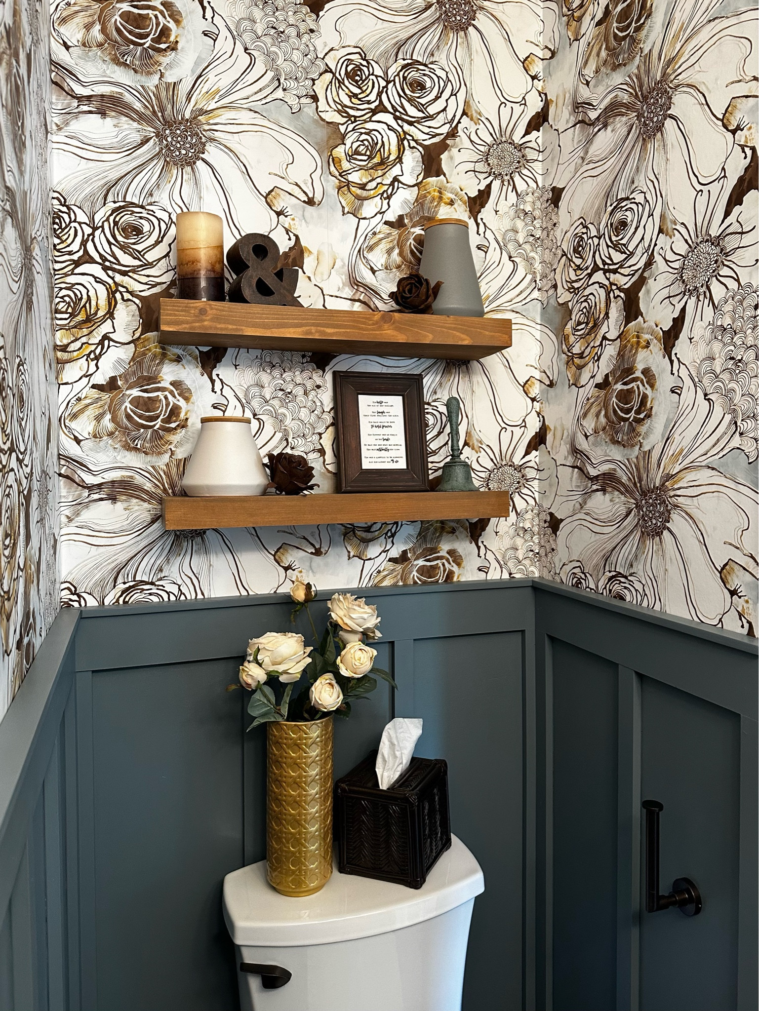 Design Tips for Bathroom Decor…

1. Floating or hanging shelves are best, so less furniture on the floor (makes cleaning easier!)

2. Shop vintage. This is the perfect spot for unique finds in a thrift shop. Quirky can be a win here!

3. Think function. Self-care items can be stored in vases and canisters. 

4. Items often used in bathroom decor:
Books
Framed art
Framed poems
Canisters
Vases
Faux Flowers
Real plants (if you have light!)
Candles

5. Make It Yours. A can of spray paint will be your best friend! If one piece needs to fit in, but it’s the wrong color, spray it!

#decortips #bathroomdesign #bathroom #powderroom #interiors #homedecor #interiordecor #homeinspo #homestyle #homesweethome #midcenturymodern #maximalist #eclectic #vintage #bathroomdecor #shelfstyling 

#LTKunder50 #LTKhome #LTKFind