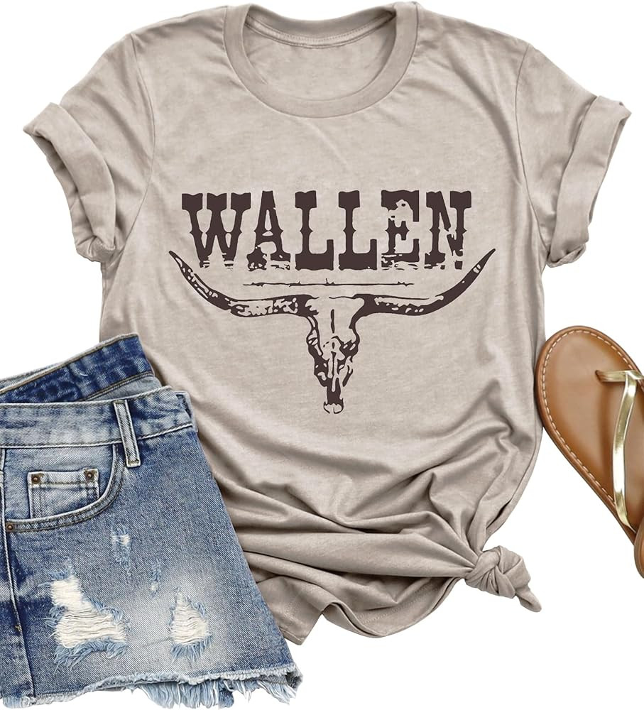 Smooth As Tennessee Women Vintage Country Shirts Nashville Country Concert T Shirt Summer Casual ... | Amazon (US)