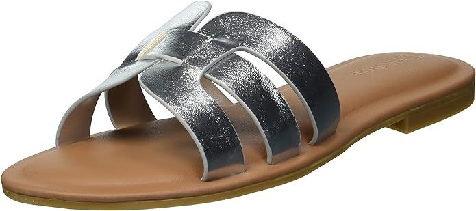 The Drop Women's Monika Flat H-Band Slide Sandal | Amazon (US)