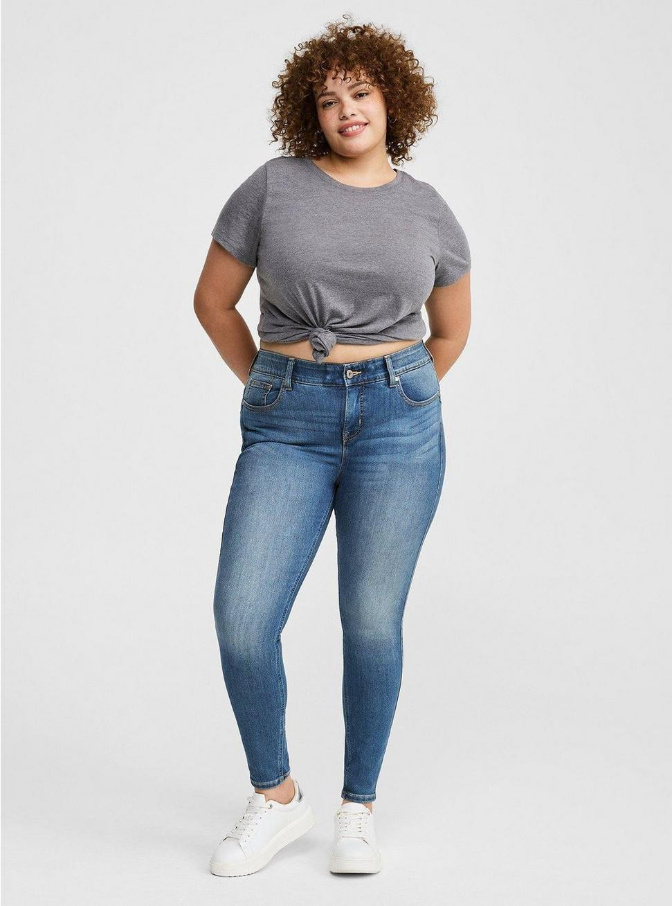 Bombshell Skinny Premium Stretch High-Rise Jean | Torrid (US & Canada)