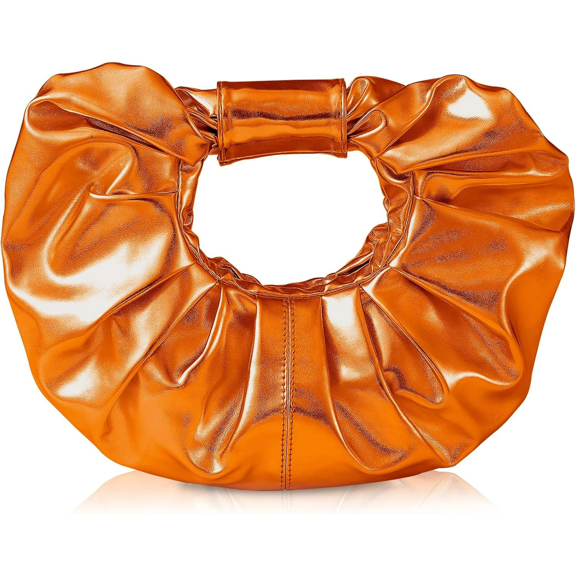 Clutch Purse for Women - Evening Clutch PU Leather Pleated Bag Designer Handbag for Party Prom We... | Walmart (US)