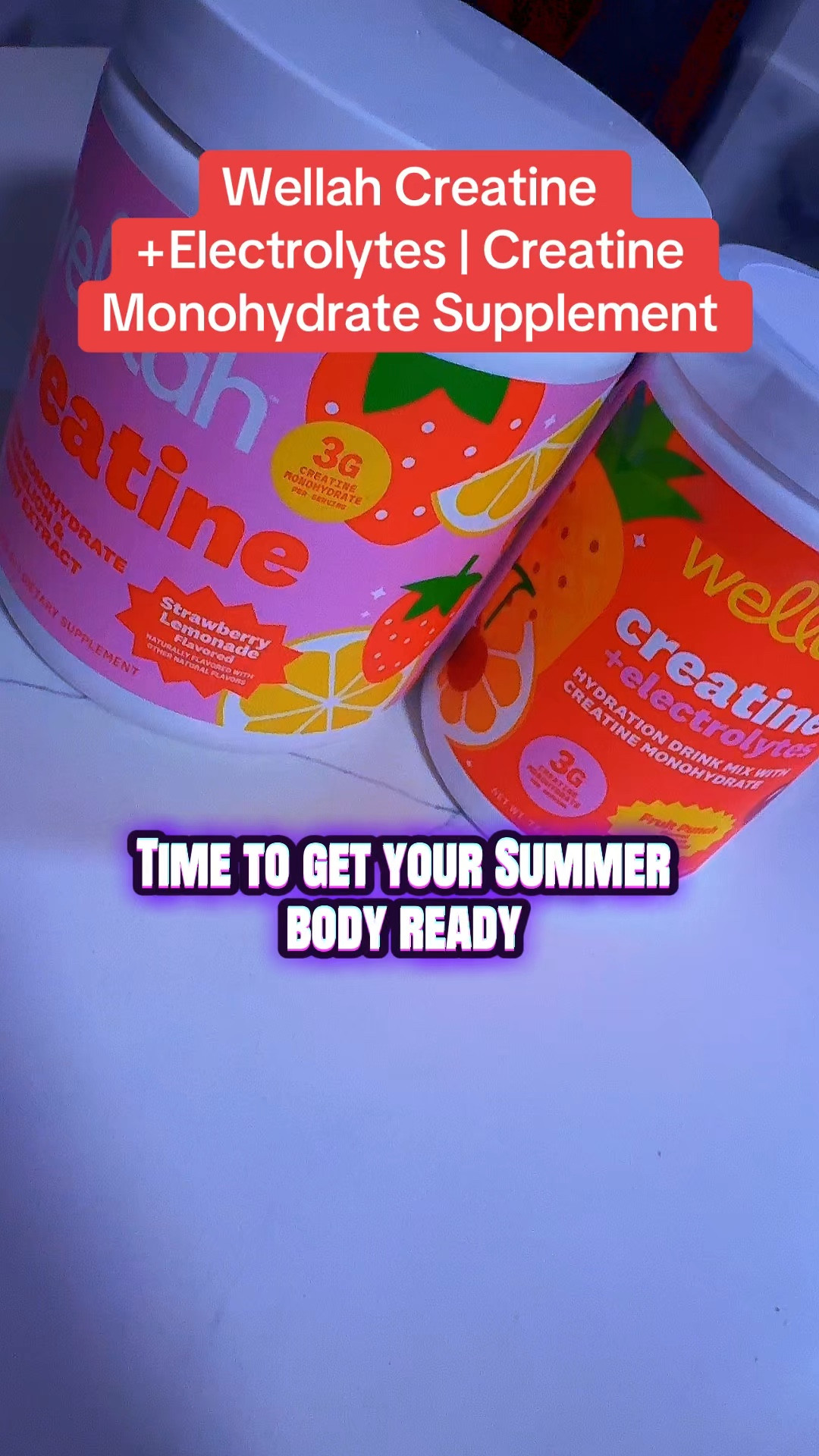  Free shipping
囚
Wellah Creatine + Electrolytes | Creatine
Monohydrate Supplement | Electrolyte Supplement |
3g Creatine Per Serving | 1500mg of Electrolyte Complex Per Serving | 30 Servings | Fitness
Supplement | Tiktok Shop Deals | Gym Must have

#LTKSpringSale #LTKselfcare #LTKActive