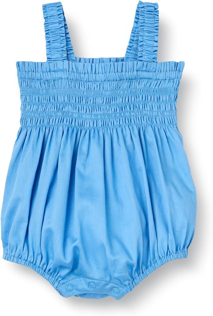 Amazon Essentials x Sofia Grainge Baby Girls' Woven Sleeveless Ruffle Romper | Amazon (US)