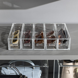 Luxe Acrylic™ 5-Drawer Glasses Organizer | The Container Store