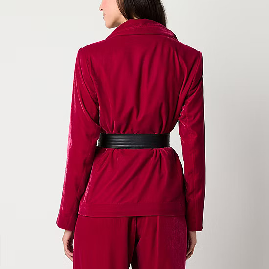 Worthington Womens Velvet Jacket | JCPenney