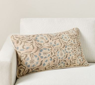 Ella Printed Lumbar Pillow Cover, 16" x 26" | Pottery Barn (US)