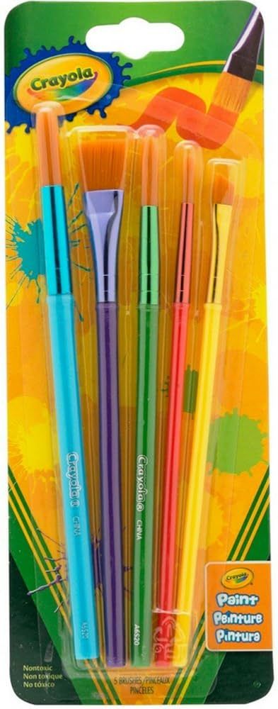 Crayola Arts & Craft Brushes, Assorted 1 ea (Pack of 2) | Amazon (US)