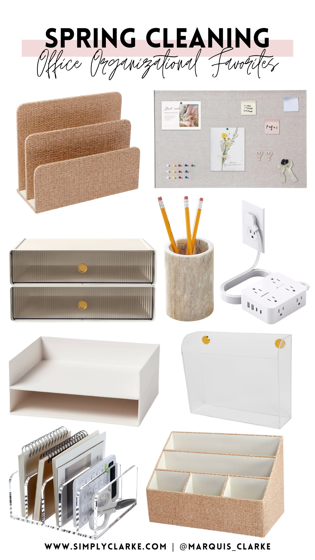 Spring cleaning but make it aesthetic! These office organization finds are perfect for refreshing your space and getting everything in order for the season!  

 #LTKSeasonal #LTKHome