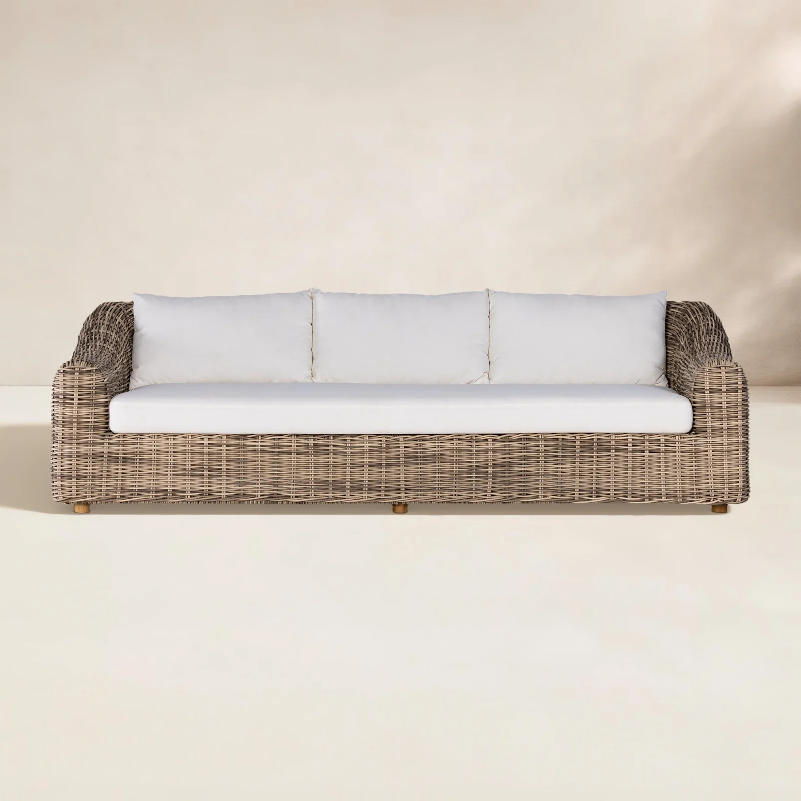 Azlynne 106'' Wide Patio Sofa with Cushions | Birch Lane
