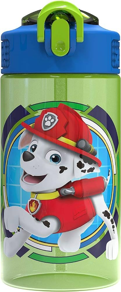 Zak Designs Paw Patrol Kids Spout Cover and Built-in Carrying Loop Made of Plastic, Leak-Proof Wa... | Amazon (US)