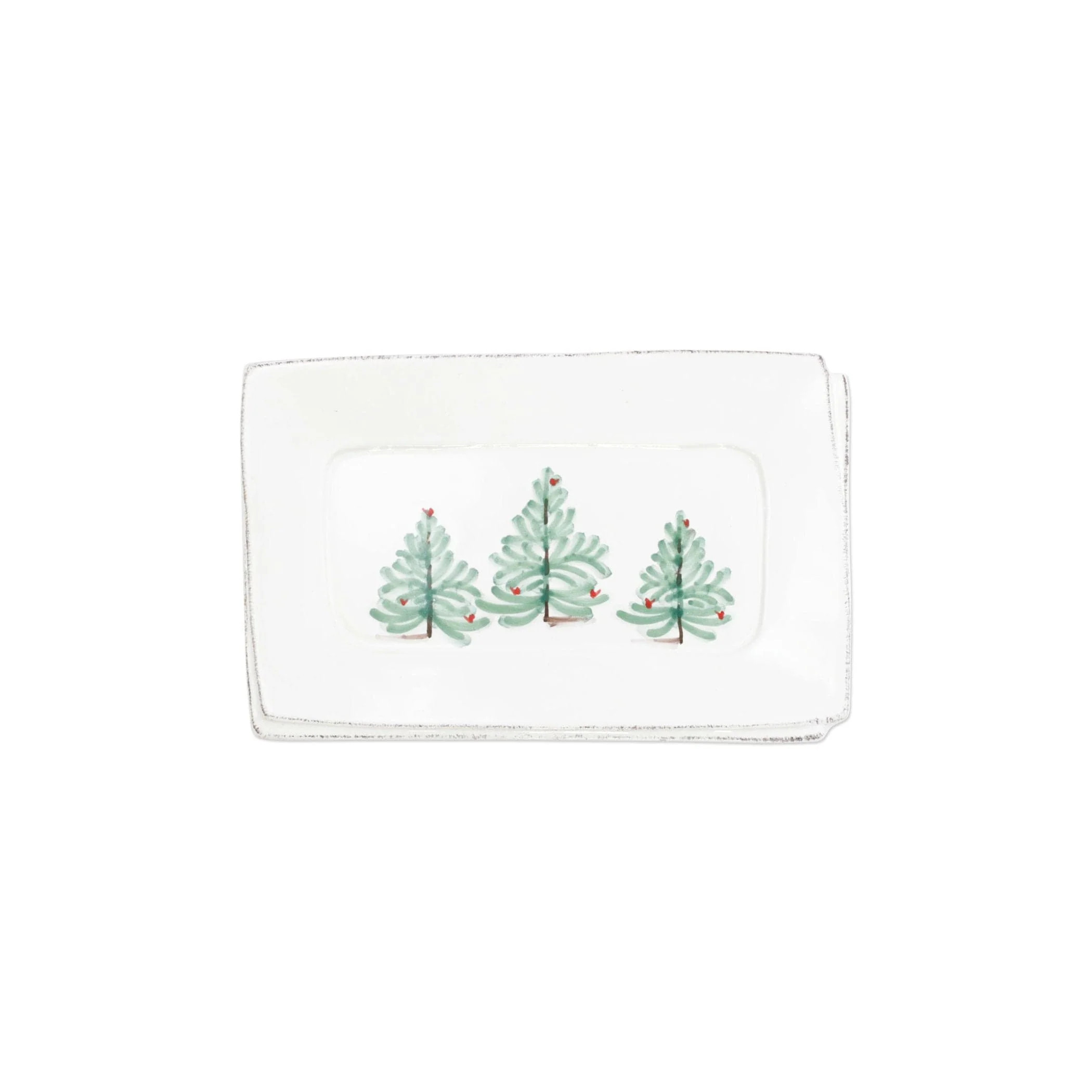 Lastra Holiday Small Rectangular Tray | VIETRI