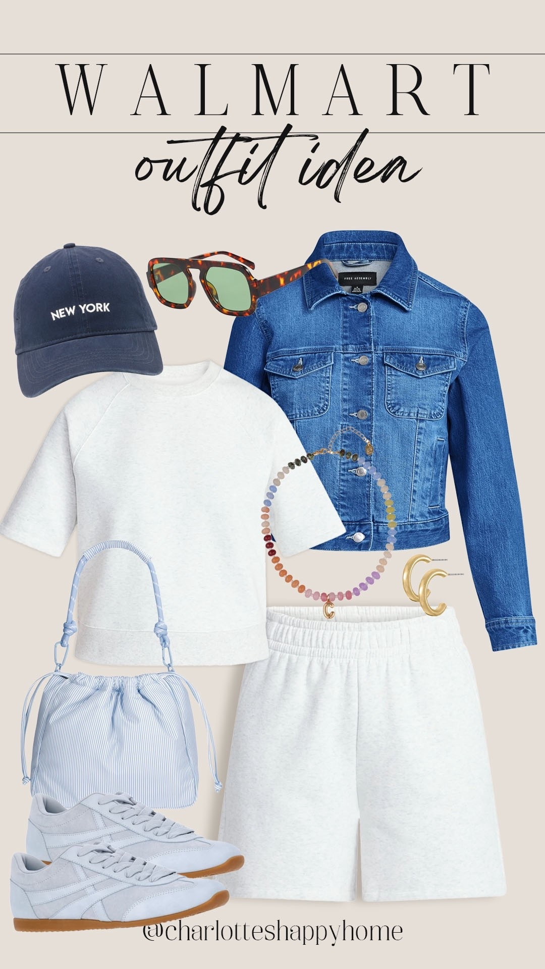 Comfy cute spring outfit idea from Walmart!

#walmartfinds

Walmart finds. Walmart fashion. Walmart spring outfit. Walmart summer outfit. Busy mom outfit idea. Comfy spring OOTD. Walmart matching spring set. Walmart denim jacket. 

#LTKootd #LTKmomlife #LTKSeasonal