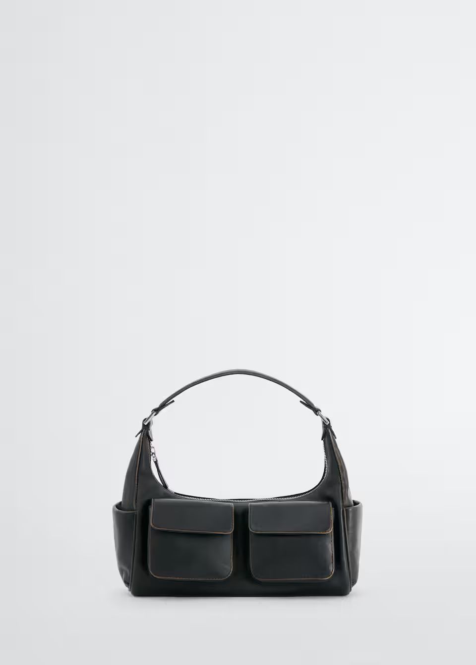 Bag with flap pocket | MANGO (UK)