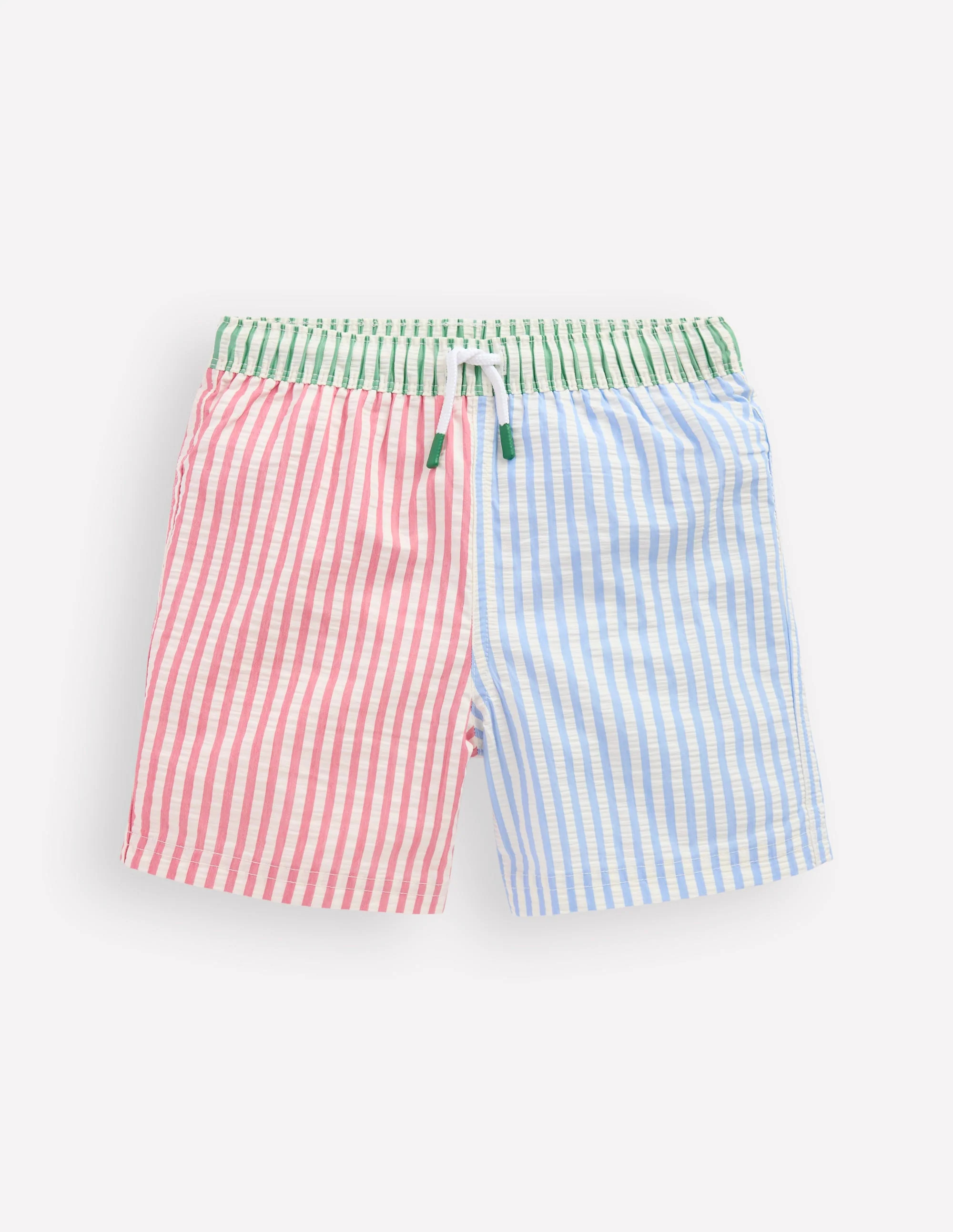 Swim Shorts-Seersucker Stripe | Boden UK