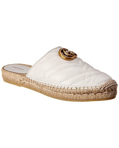 Double G Leather Espadrille | Gilt