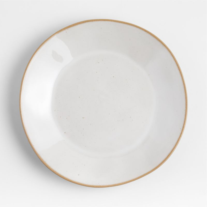 Marin Recycled Natural Stoneware Dinner Plate + Reviews | Crate & Barrel | Crate & Barrel