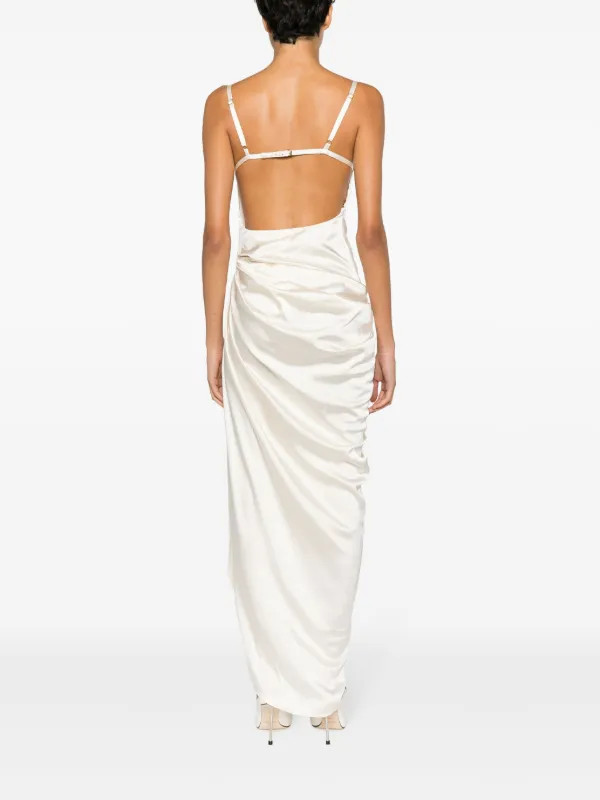 Jacquemus La Saudade Longue Brodée Maxi Dress - Farfetch | Farfetch Global