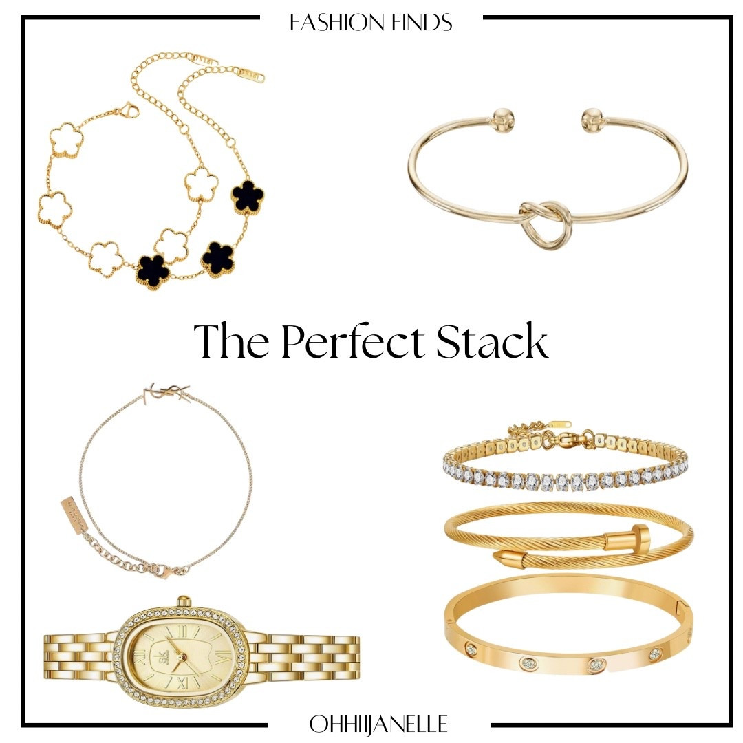 The Perfect Gold Stack

Mixing luxe and minimal pieces for that effortless glam vibe 💫
Shop the look below — from dainty clovers to timeless bangles, these are perfect for everyday wear or dressing up your fit.

#goldstack #armcandy #fashionfinds #ltkstyle #ohhijanelle #ltkfashion #braceletstack #goldjewelry #ltkaccessories #ootd

#LTKU #LTKStyleTip