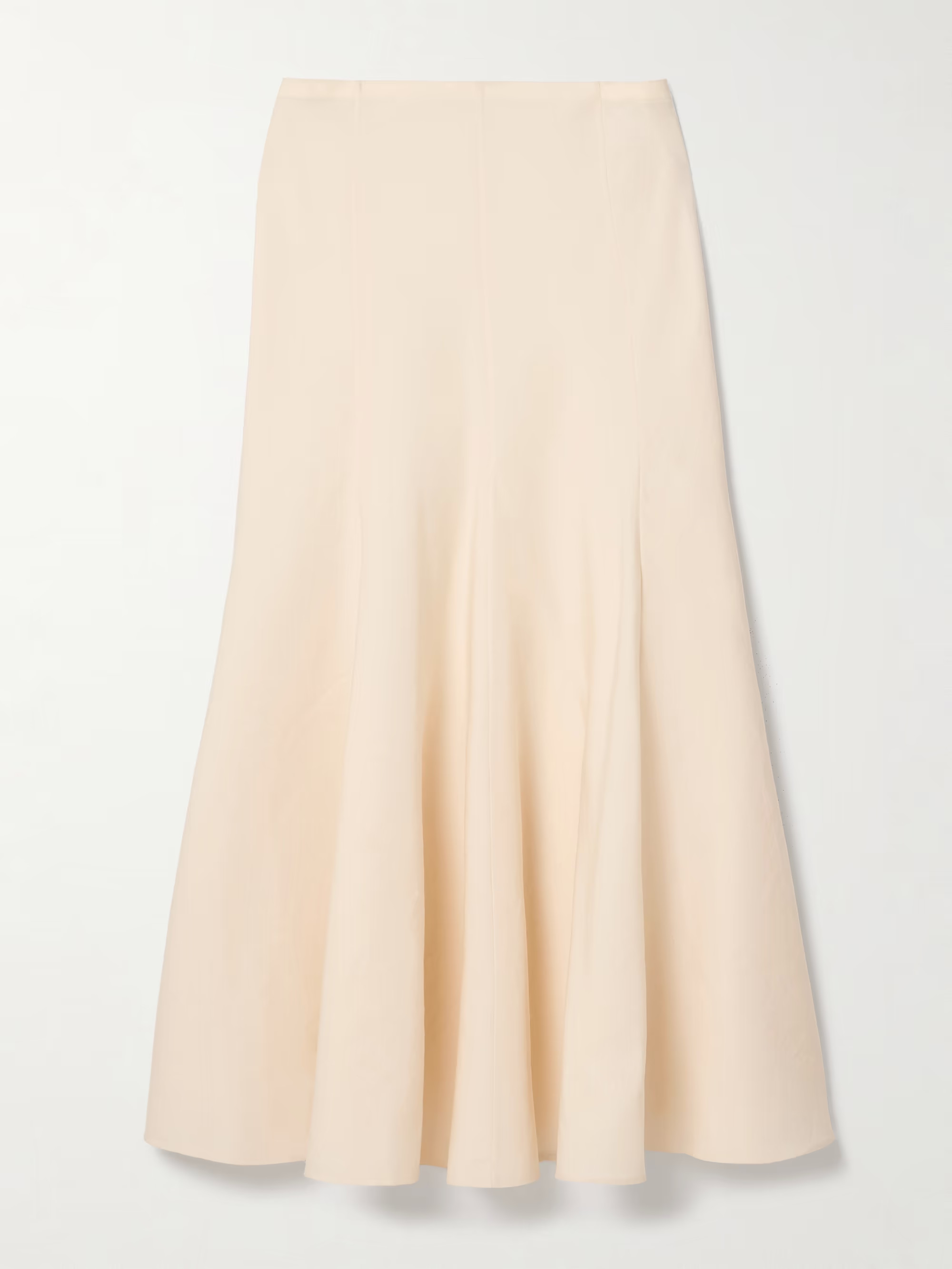 Lenno silk and cotton-blend midi skirt | NET-A-PORTER (US)