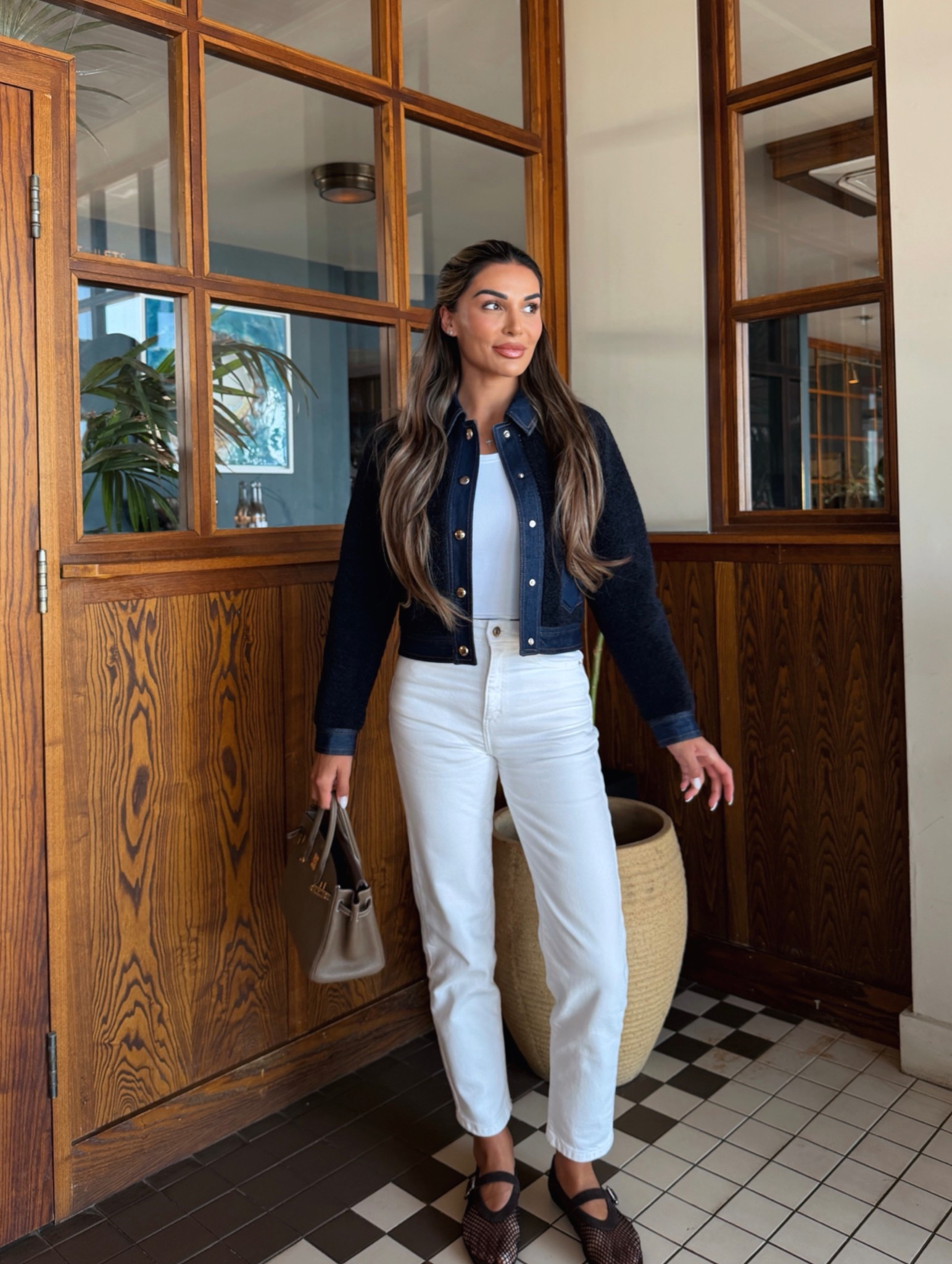A British summer outfit - white jeans & cropped bomber 🤍

#LTKuk #LTKjeans #LTKsummer