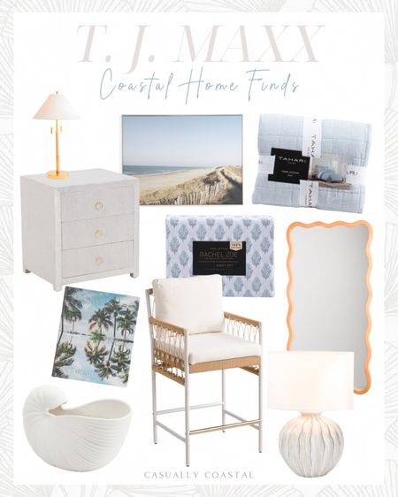 New coastal T.J. Maxx Finds! Don’t forget, free shipping on all orders $89+ with code SHIP89!
-
Coastal finds, coastal home decor, coastal decor, affordable home decor, affordable coastal decor, beach home, beach home style, beach house decor, woven counter stool, outdoor counter stools, designer look for less, Serena & Lily look for less, counter stools under $250, fish cotton quilt set, coastal bedding, beach house bedding, linen quilts, blue quilts, coastal wall art, surf framed wall art, palm tree destinations book, coastal coffee table books, wavy mirror, wooden wall mirror, coastal mirrors, coastline framed wall art, beach artwork, linen and cotton quilt, metal table lamp, coastal table lamp, coastal lighting, white lamps, wave textured table lamp, coastal counter stool, rope counter stool, raffia 3 drawer table, nightstand with drawers, raffia nightstands, white nightstands, Rachel Zoe sheets, coastal sheets, shell indoor planter, white planters 

#LTKFindsUnder100 #LTKHome #LTKFindsUnder50