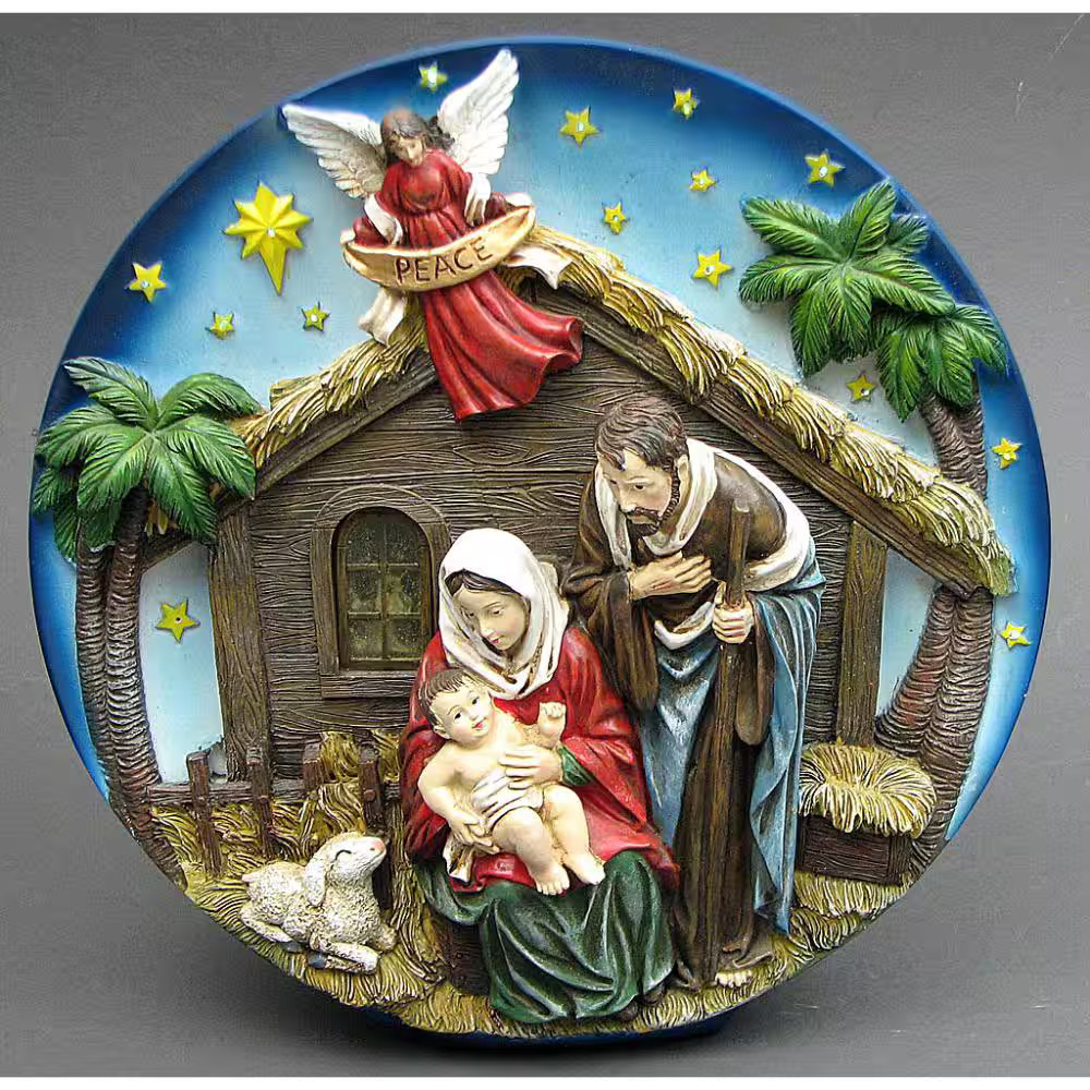 BreeBe - Nativity Scene Plate LED - Multicolor | Best Buy U.S.
