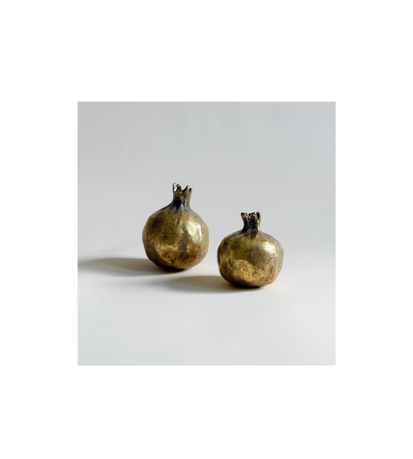 Pomegranate Resin Decor, Set of 2 | Cottage and Key