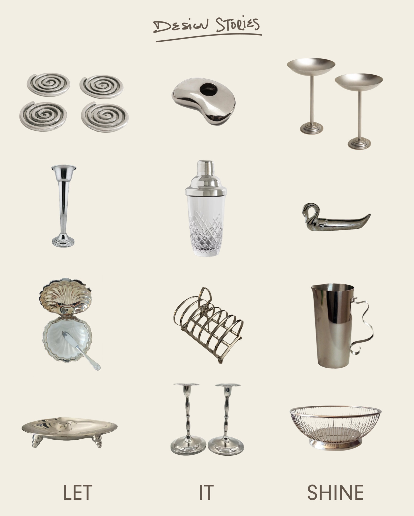 There’s nothing more elegant or timeless than silver decor - whether it’s real silver, silver plate (same look, for less) or stainless steel (same look, with less polishing). It’s one of the best investments you can make. Shop the Design Story, an edit of vintage finds and new designs by top designers today.  

#LTKHome
