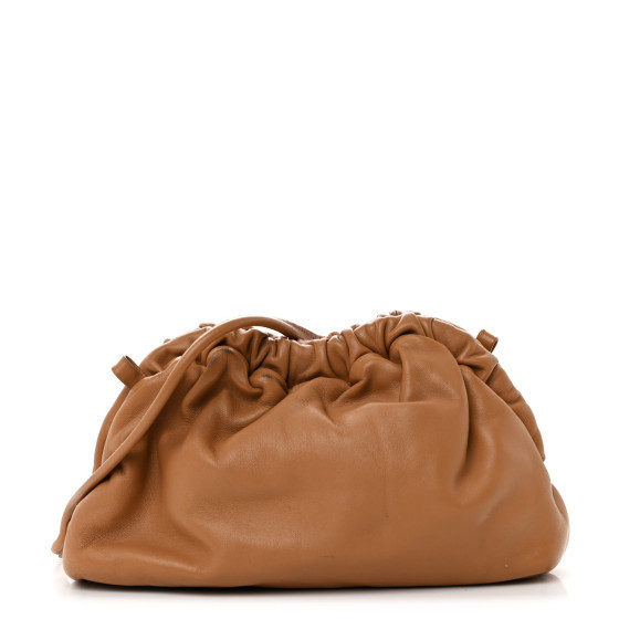 Lambskin Cloud Mini Clutch Caramel | FASHIONPHILE (US)