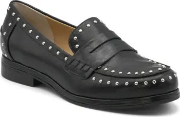 Basile Studded Penny Loafer (Women) | Nordstrom