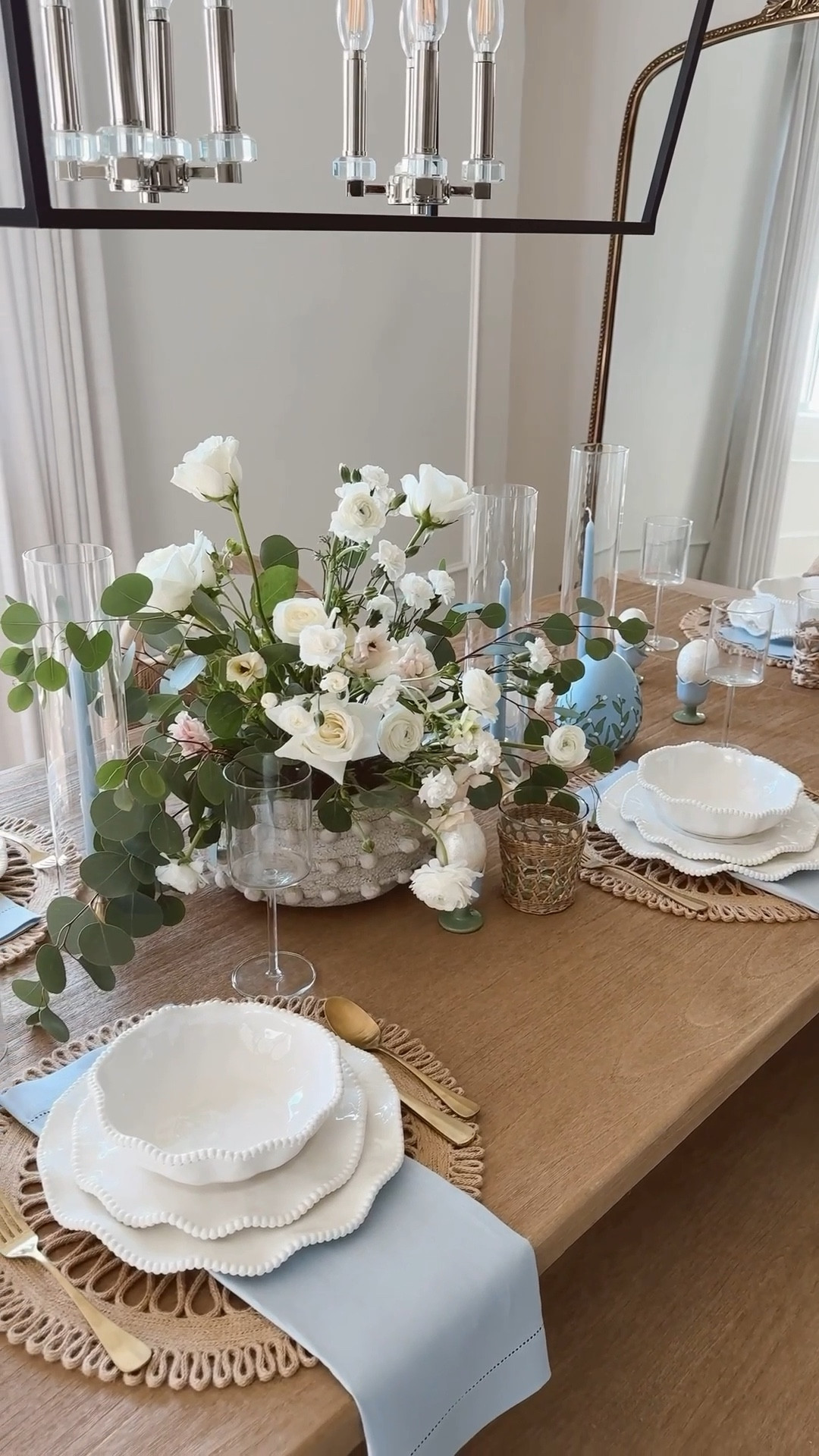 Sharing one of my favorite Easter Tablescapes! If creating simple yet beautiful & elegant tables is your vibe, this one is for you! 🎀🐰 #easter #eastertable #easterdecor #spring #springdecor #springtable 

#LTKHome #LTKSeasonal #LTKmomlife