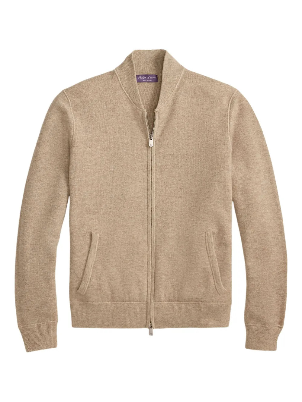 Ralph Lauren Purple Label full-zip Cardigan | Neutrals | FARFETCH | Farfetch Global