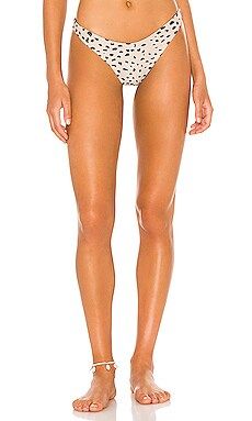 BEACH RIOT Island Bikini Bottom in Taupe Spot from Revolve.com | Revolve Clothing (Global)