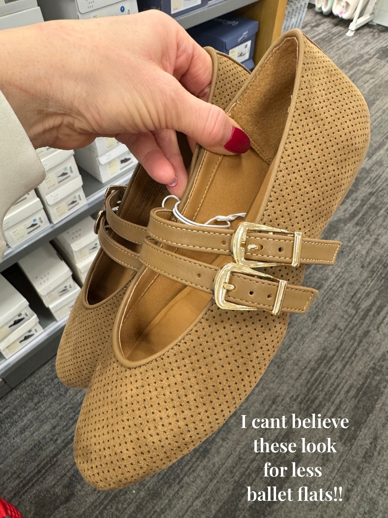 I had to look twice when I saw these look for less Dolce Vita ballet flats!! They are so good and comfy too!! 

#LTKOver40 #LTKSaleAlert #LTKFindsUnder50