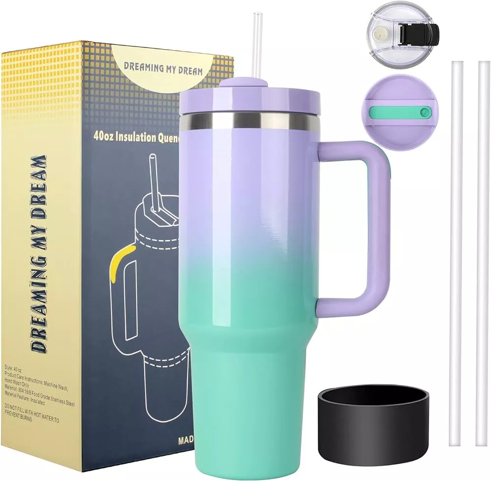 1pc, 40oz Tumbler With Lid, Straw … curated on LTK