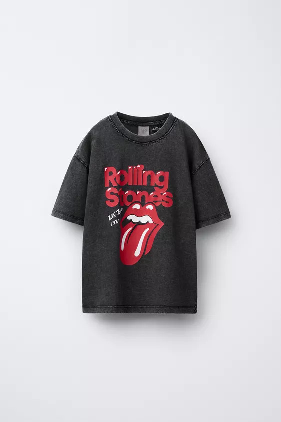 WASHED EFFECT ROLLING STONES © T-SHIRT | Zara US