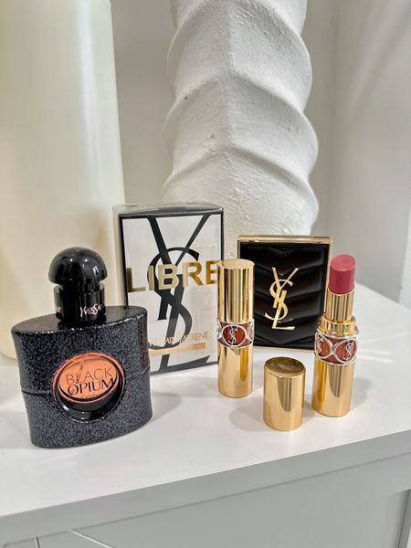 Some YSL beauty favorites from the Sephora sale! Perfume | fragrance | lipstick | lippies | eyeshadow palette | YSL mini clutch | YSL libre | YSL black opium 

#LTKxSephora #LTKsalealert #LTKfindsunder100