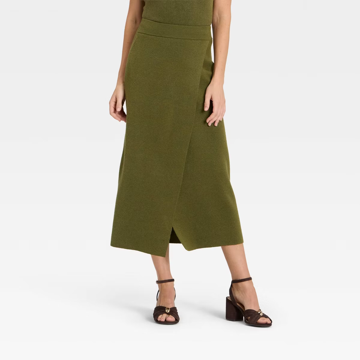 Women's Wrap Column Midi Skirt - A New Day™ | Target
